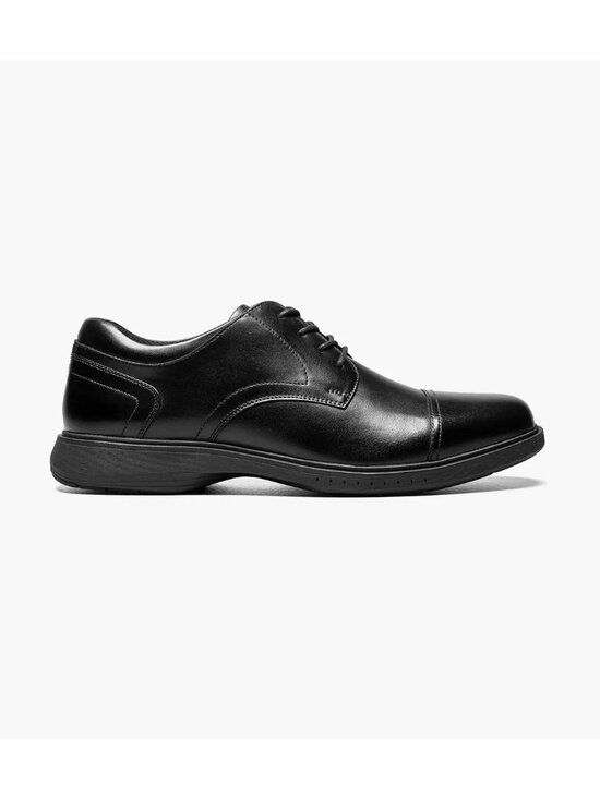Nunn Bush Mens Kore Pro Cap Toe Comfort Leather Oxfords Shoes Black Size 9M NIB main image 7